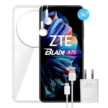 Celular ZTE Blade A75 256GB+4GB 5G Diamond Black